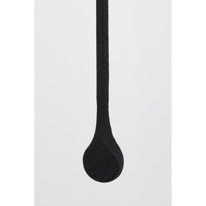 Chisel 16-Light Chandelier in Black Iron 41.25L x 41.25W x 28H