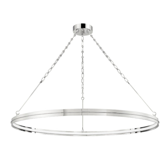Rosendale 1-Light Chandelier in Polished Nickel 42L x 42W x 2.25H
