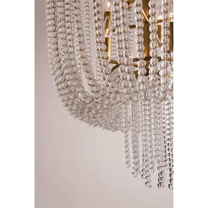 Royalton 6-Light Chandelier in Aged Brass 18.25L x 18.25W x 27.75H