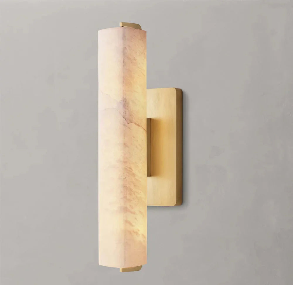 Audubon Alabaster Single Wall Sconce