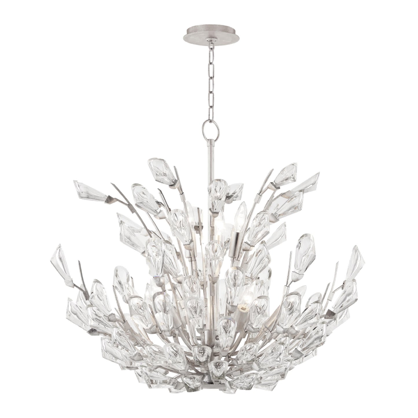 Tulip 9 Light 28" Wide Crystal Chandelier