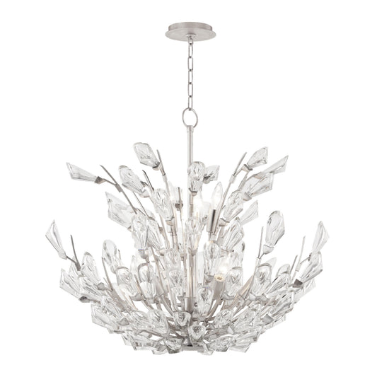 Tulip 9 Light 28" Wide Crystal Chandelier