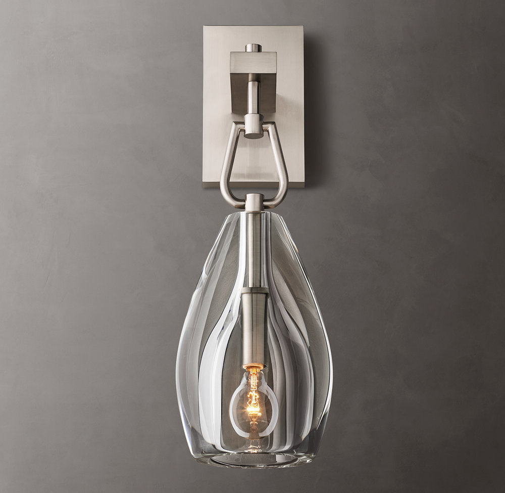 Botanical Fluted Wall Sconce