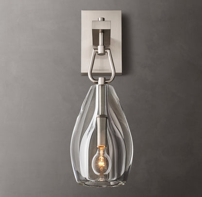Botanical Fluted Wall Sconce
