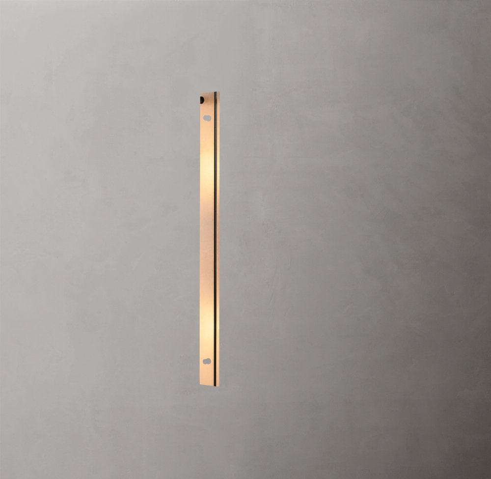 San Marcos Alabaster Grand Rectangular Wall Sconce
