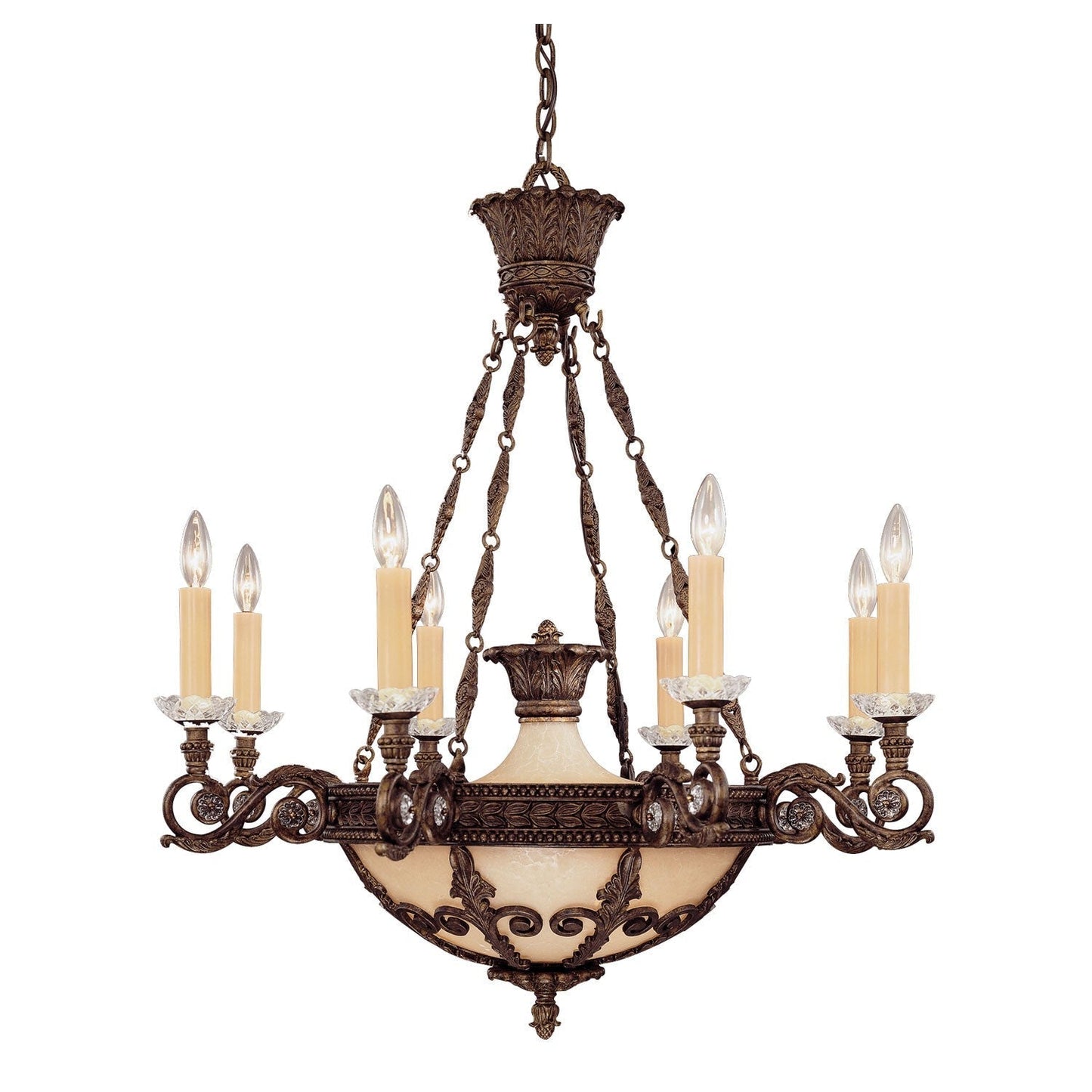 Eight-Light Chandelier