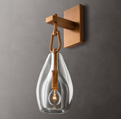 Botanical Fluted Wall Sconce