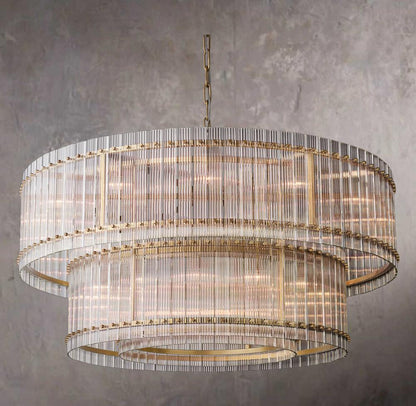San Marcos Dual-Level Round Chandelier 60"