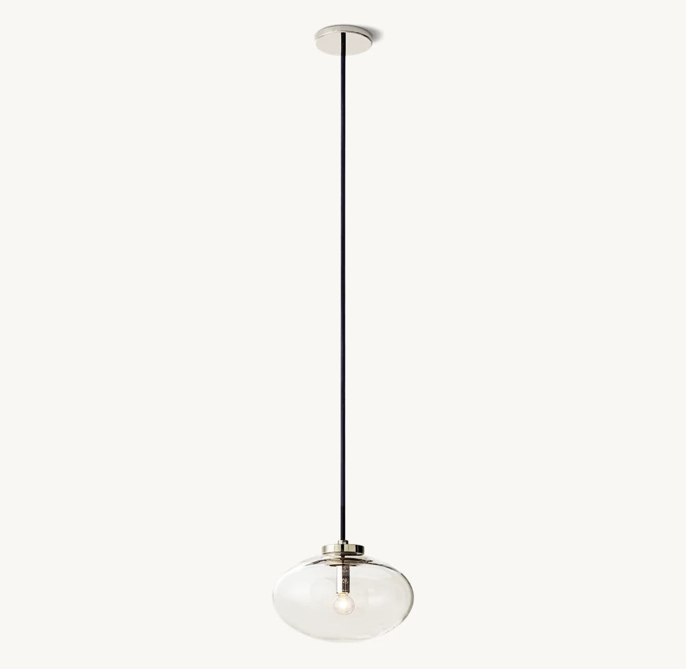 Cabrette Clear Glass Pendant