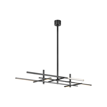 Cityscape Stacked X-Large Linear Chandelier