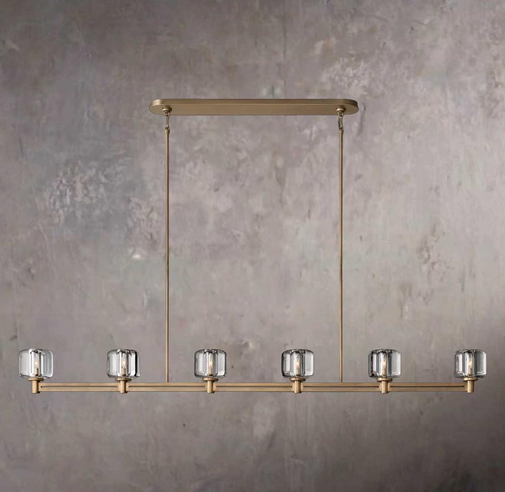 Demarets Rectilinear Linear Chandelier 72"