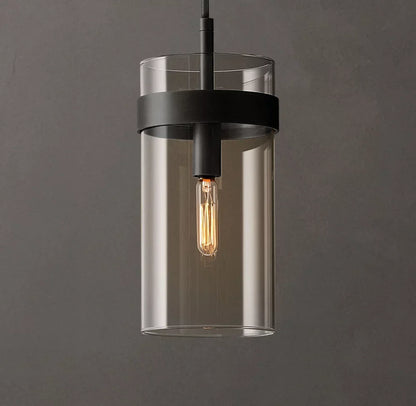 Ravelle Clear Glass Pendant 5"