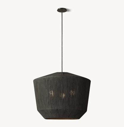 Ceva Woven Wicker Pendant Light Chandelier