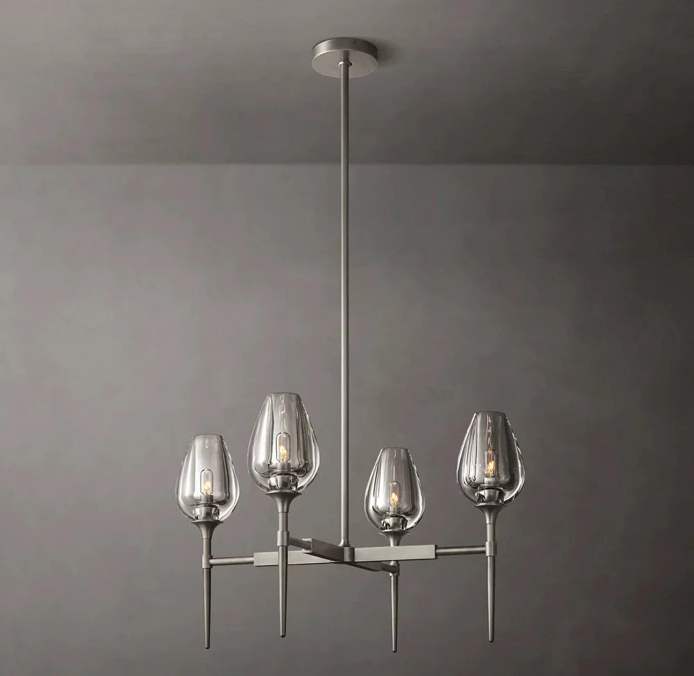 Tulips Circular Chandelier 27"