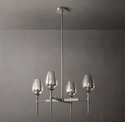Tulips Circular Chandelier 27"