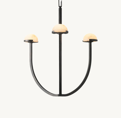 Pedra Round Chandelier 24"