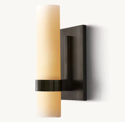 Ravelles Milk Glass Wall Sconce