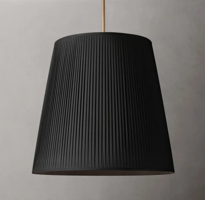 Reed?Pleated Barrel Pendant