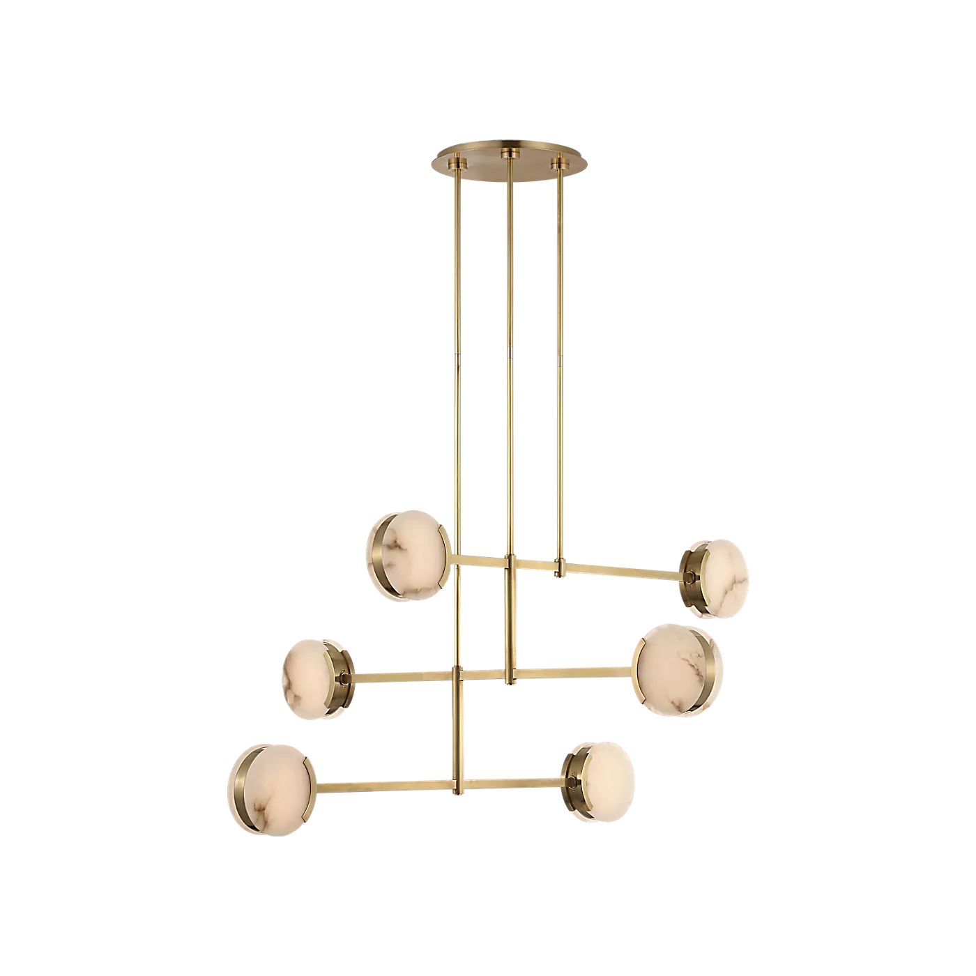 Melange 54" Multi-Positional Chandelier