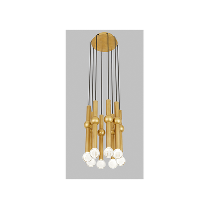 Guyed 8-Light Chandelier