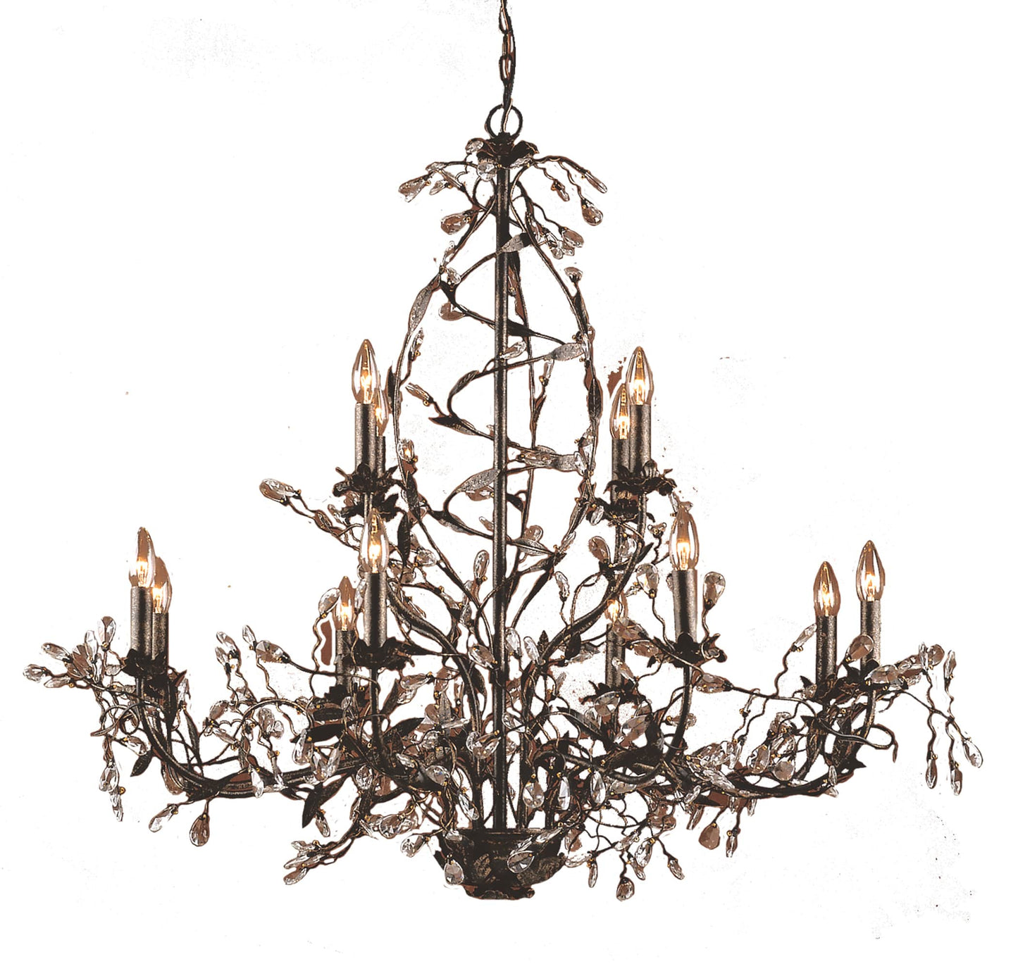 Crystal 12 Light Up Lighting Chandelier from the Circeo Collection