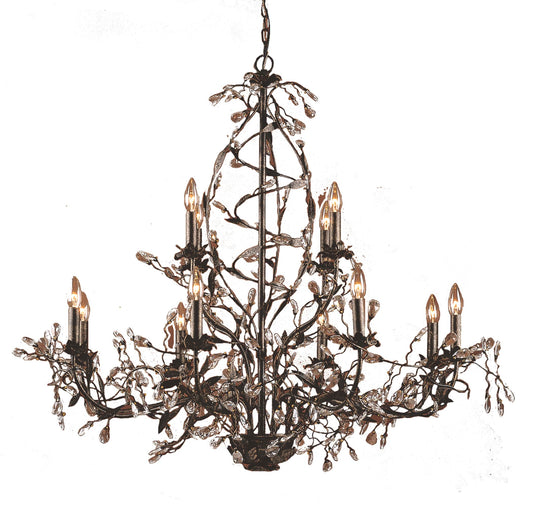Crystal 12 Light Up Lighting Chandelier from the Circeo Collection