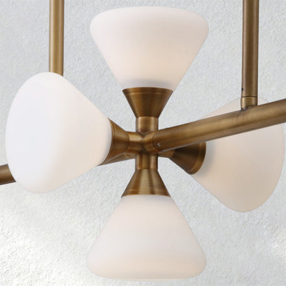 Furnio Opaline Linear Chandelier