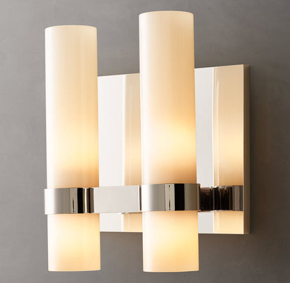 Ravelle Opal Glass Twin Wall Sconce