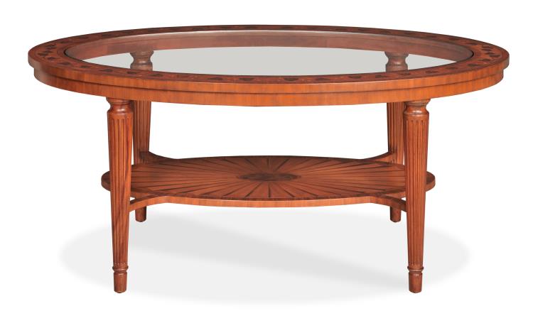 Maitland Smith Marquetry Cocktail Table