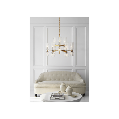 Asalea Medium Two-Tier Chandelier