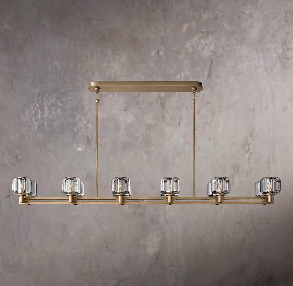 Demarett Dual Linear Chandelier 72"