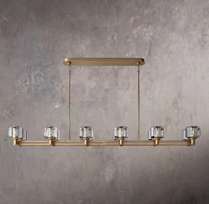 Demarett Dual Linear Chandelier 72"