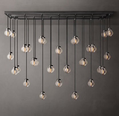Pearl Rectangular Chandelier 72"