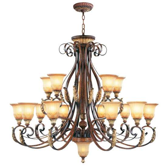 Villa Verona 15 Light 2 Tier Chandelier