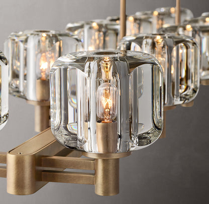 Demarett Dual Linear Chandelier 72"
