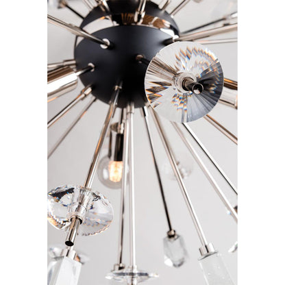Liberty 18-Light Chandelier in Aged Brass 60L x 60W x 60H