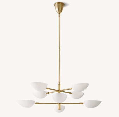 Graphic Chandelier 38"