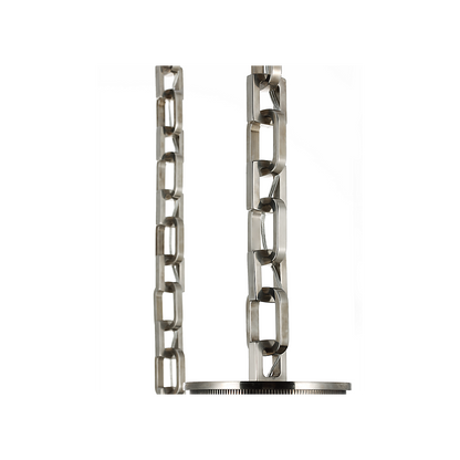 Bellamy 2 Light Statement Chain 16" Globe Chandelier
