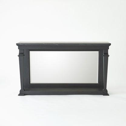 Global Views Blackened Oak Josephine Console