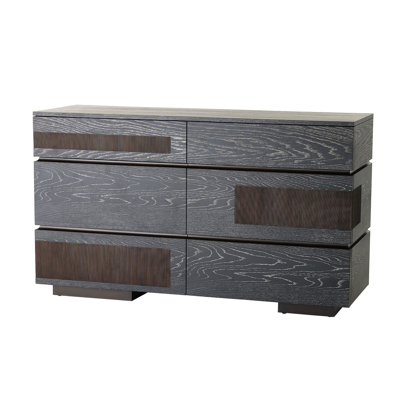 Global Views Black Cerused Oak Brazil Dresser