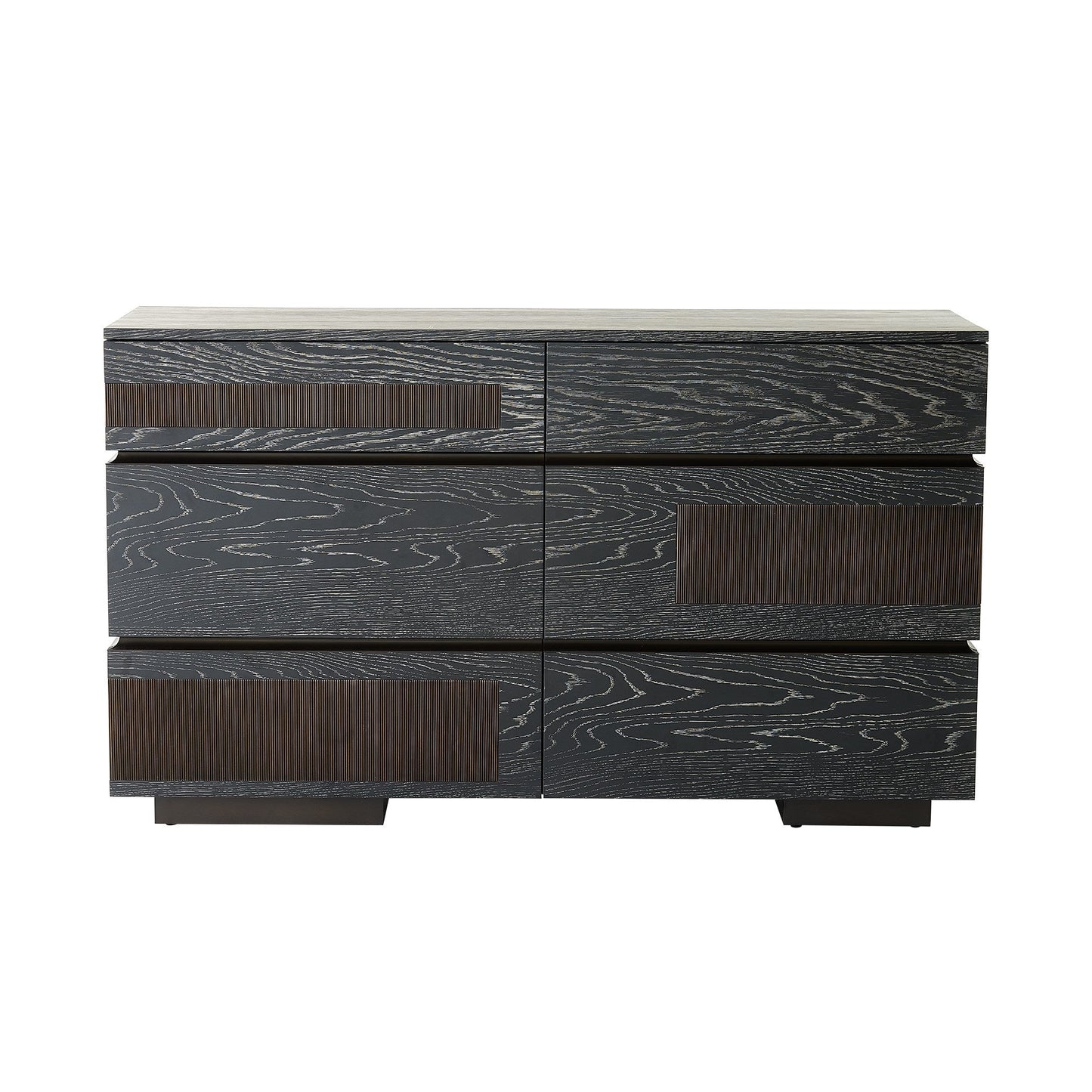Global Views Black Cerused Oak Brazil Dresser