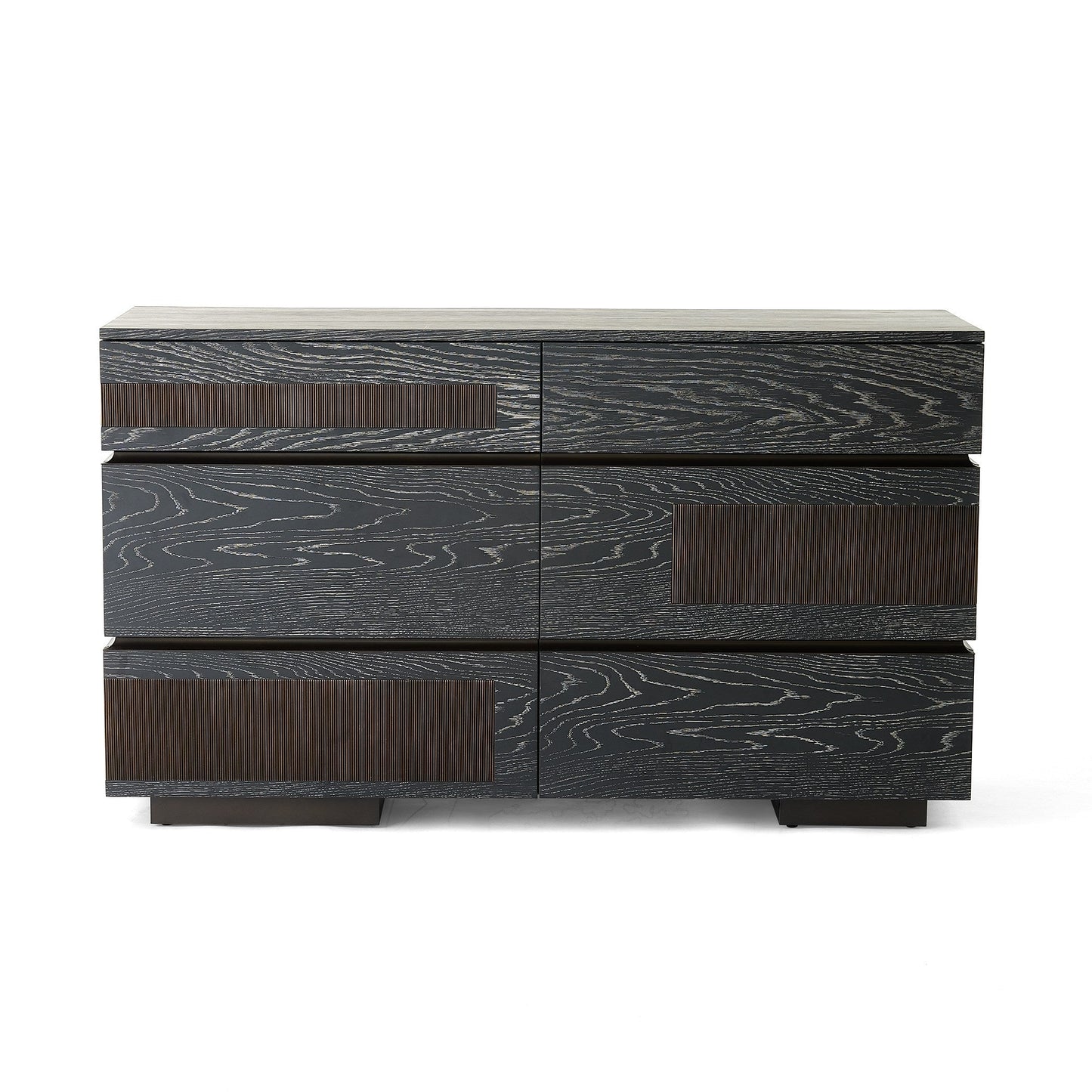 Global Views Black Cerused Oak Brazil Dresser