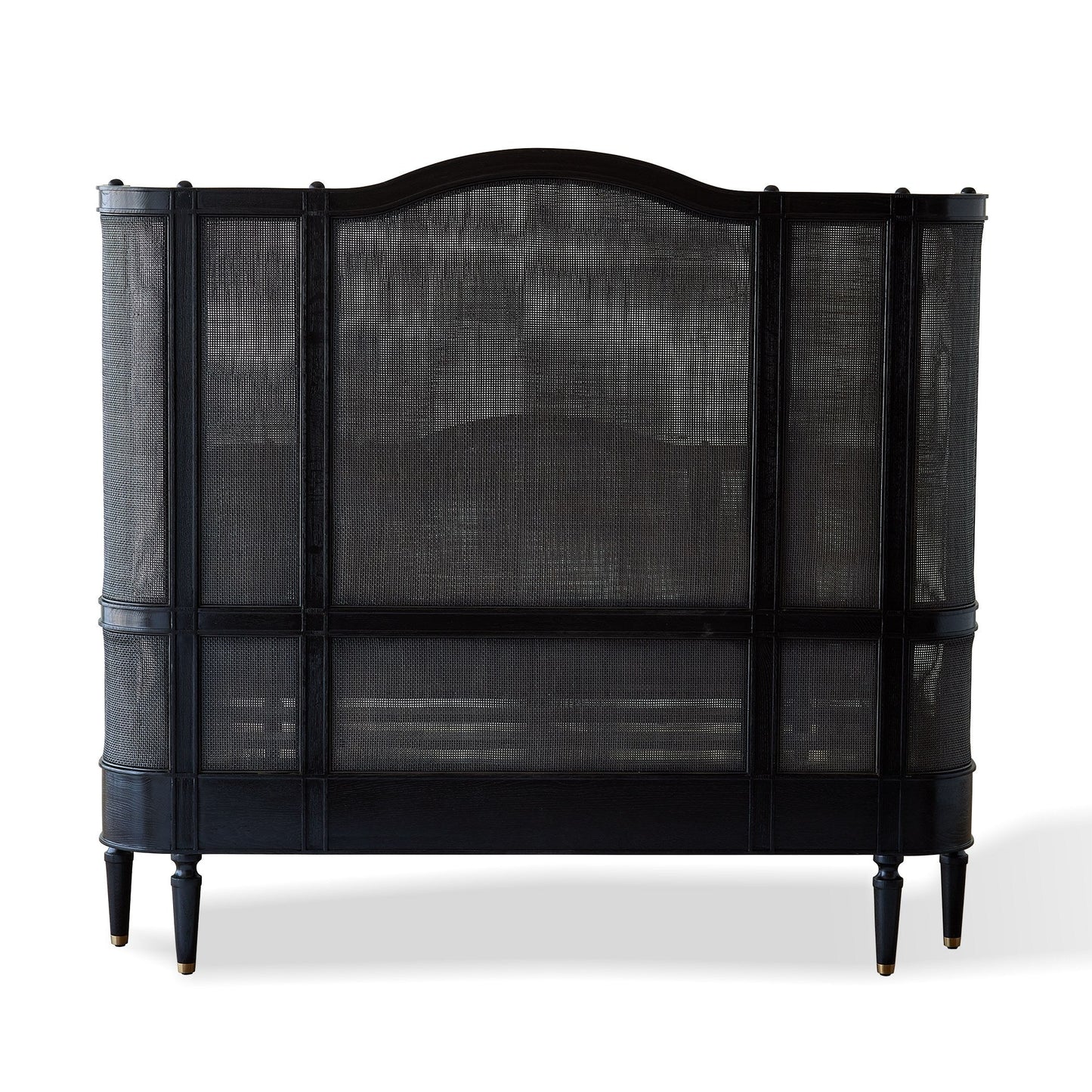 Global Views Blackened Josephine Oak Bed