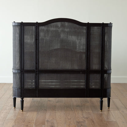 Global Views Blackened Josephine Oak Bed
