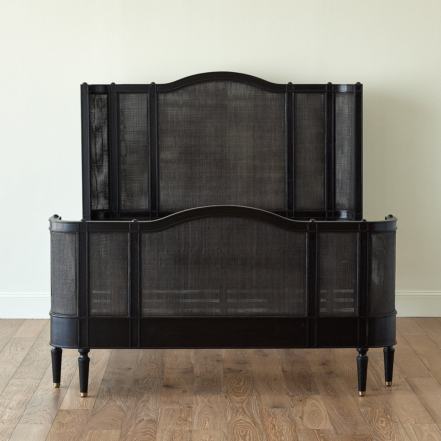 Global Views Blackened Josephine Oak Bed