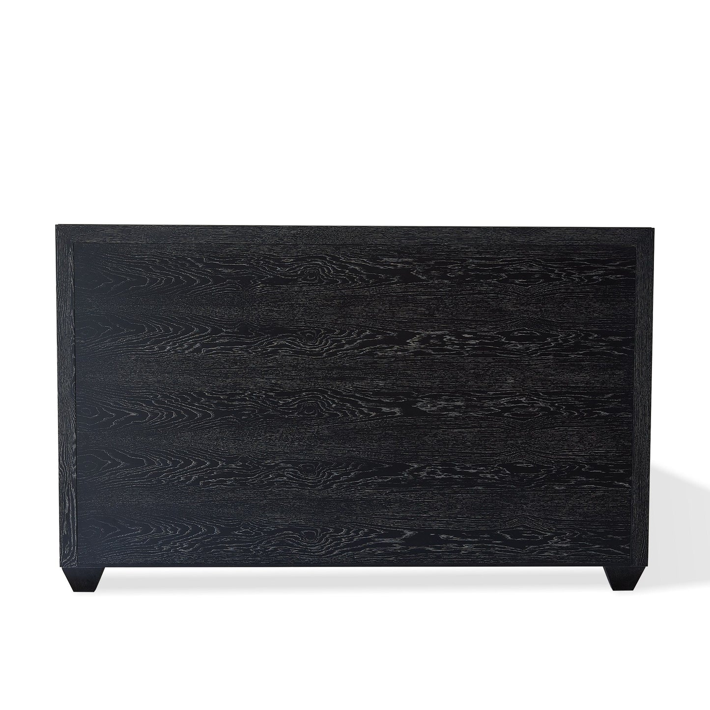 Global Views Bed Black Cerused Oak Brazil Bed