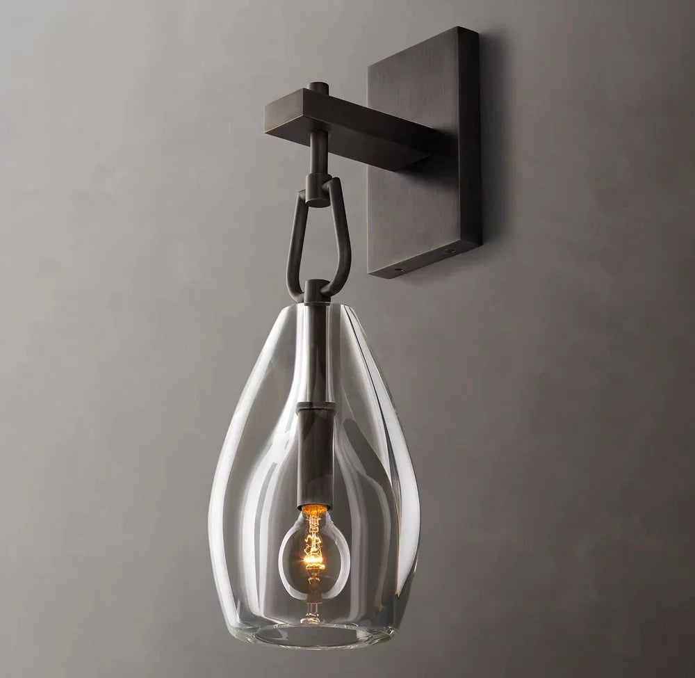 Botanical Fluted Wall Sconce