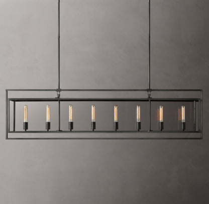 Beckman Rectangular Chandelier 72"