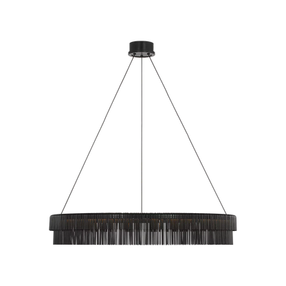 Differo 40" Layered Ring Chandelier