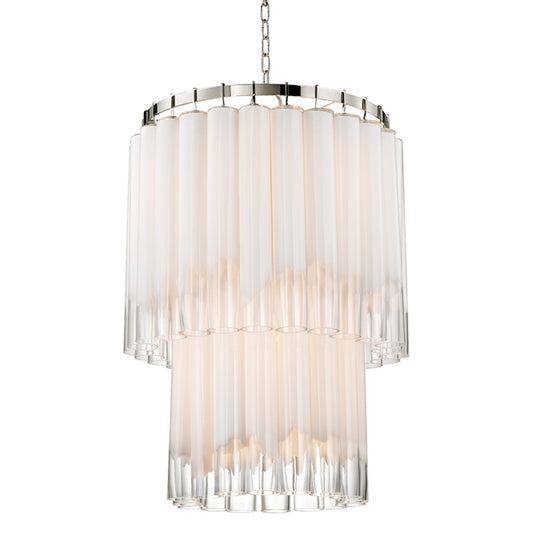 Tyrell 9-Light Chandelier in Polished Nickel 23.75L x 23.75W x 35.75H